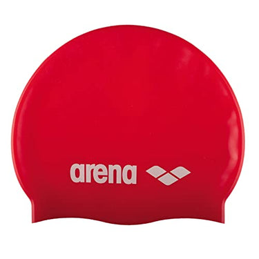 arena Classic Unisex Silikon-Badekappe, Schwimmkappe für Frauen und Männer, Badekappe mit Verstärktem Rand, Weiche und Strapazierfähige Schwimmkappe im Sale